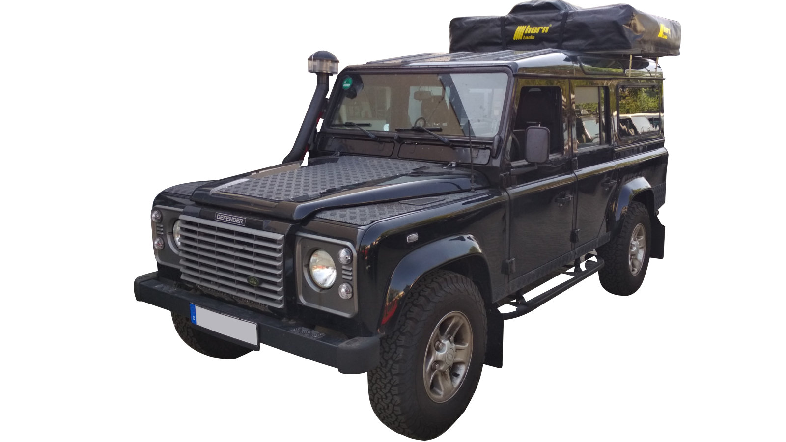 Defender mit Dachzelt