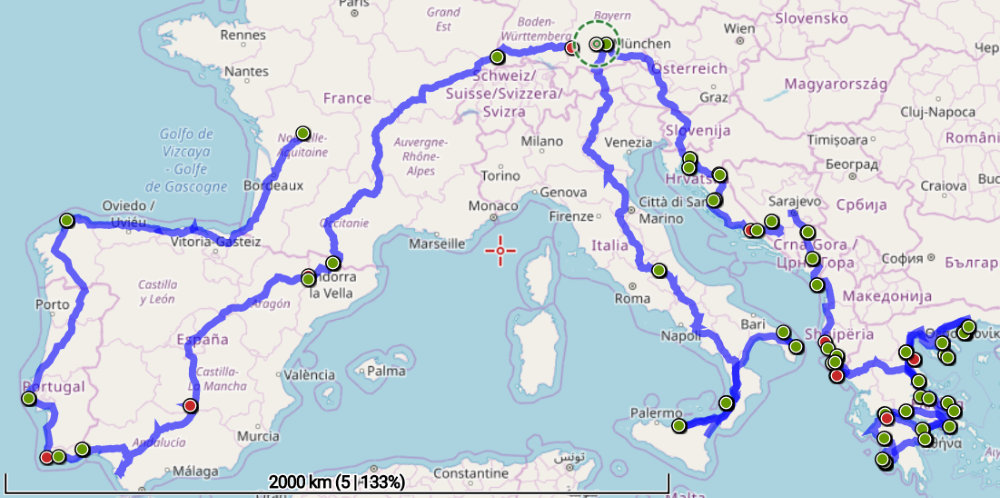 Route Osteuropa